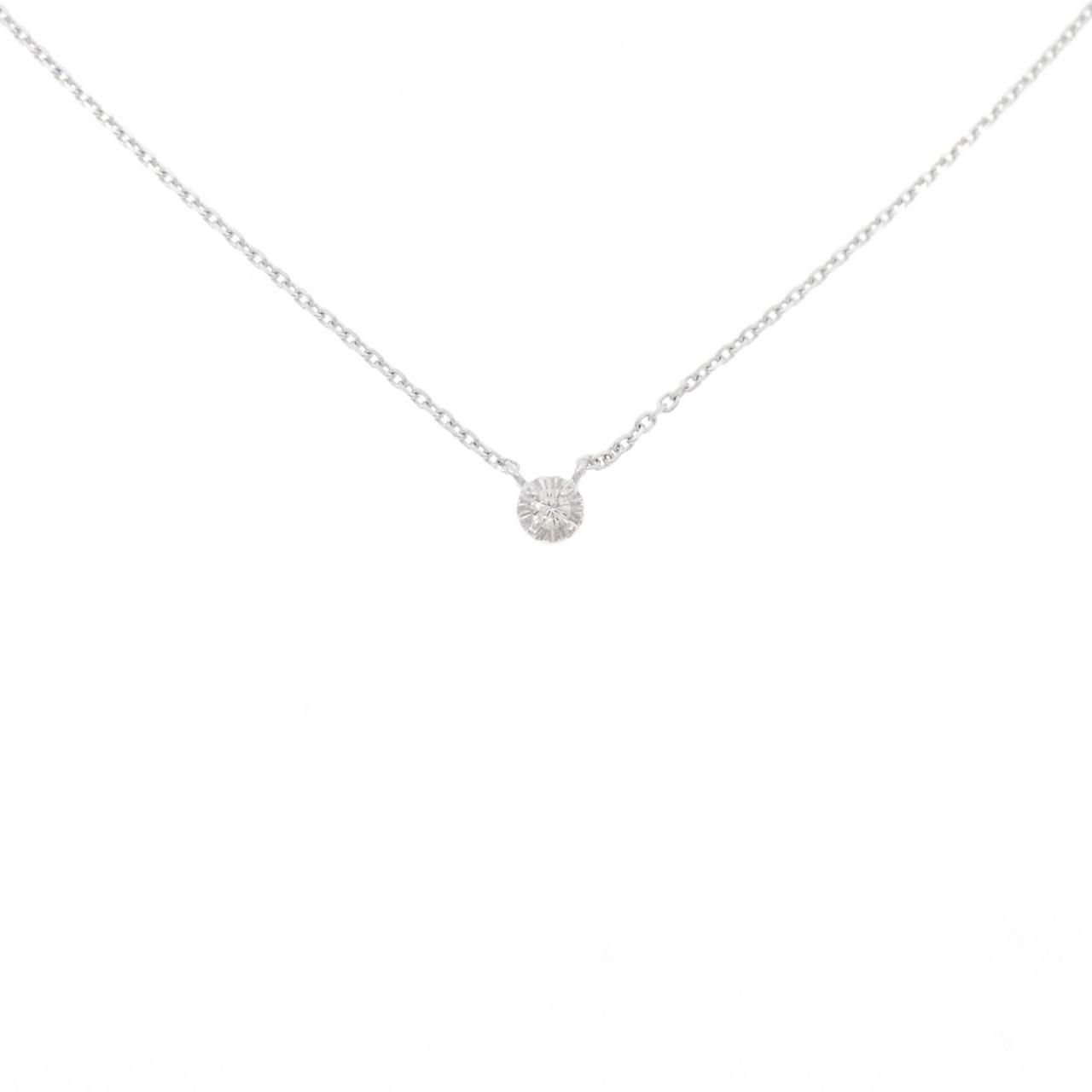アガット ダイヤモンド ネックレス 0.03CT