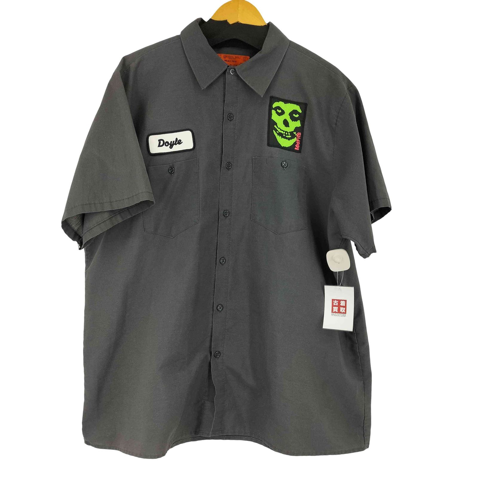 ユニバーサルオーバーオール UNIVERSAL OVERALL USA製 ワッペンワークシャツ メンズ JPN：XXL 