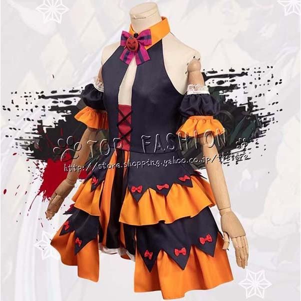 ♥ 鬼滅の刃 甘露寺 蜜璃 かんろじ みつり カボチャの衣装 ハロウィン クリスマス 文化祭 BJ1003ML02