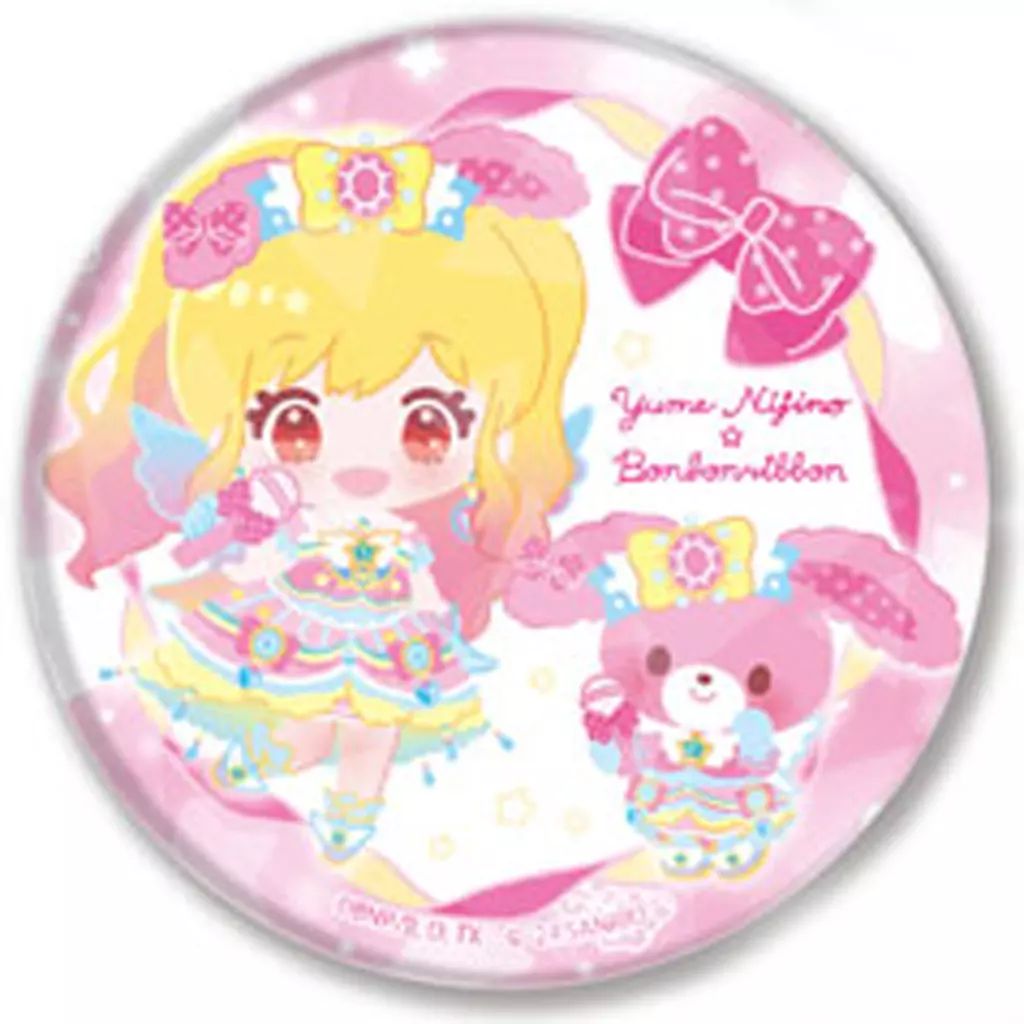 中古】バッジ・ビンズ 虹野ゆめ×ぼんぼんりぼん 「アイカツ!シリーズ