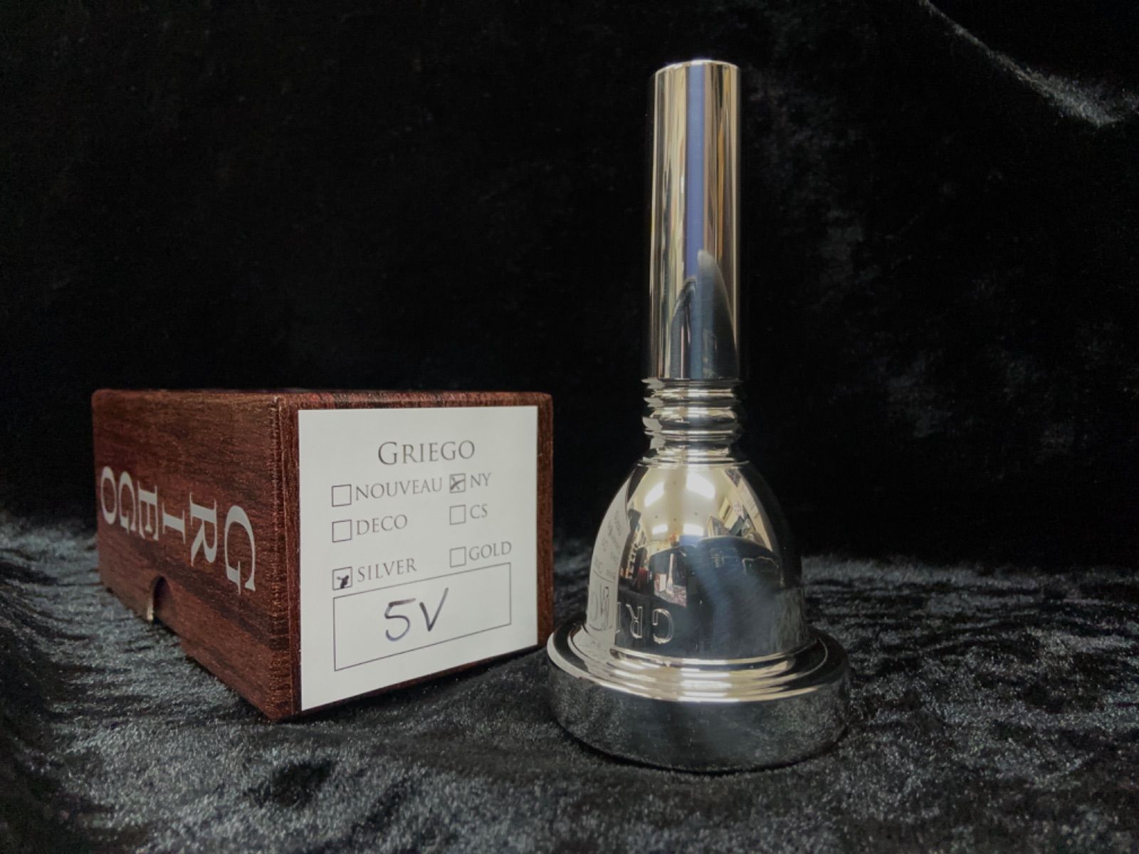 GRIEGO トロンボーンマウスピース 5V ラージシャンク