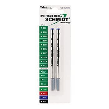 Schmidt 6040?Fineliner with Spring Loadedリフィル1.0?MM、ポイントブルー、2パックブリスター( sc58118?)