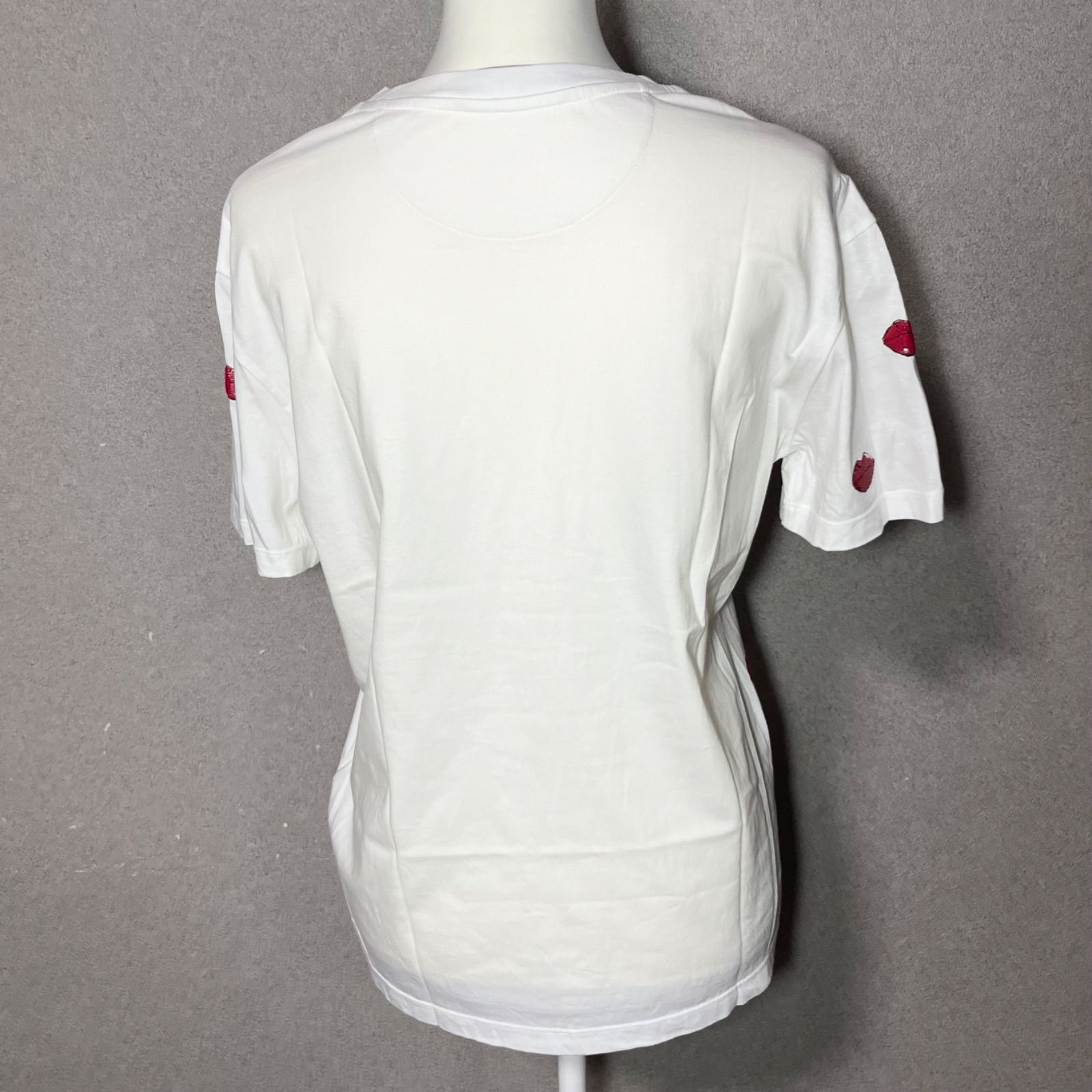 極美品】VALENTINO ヴァレンティノ リップ スパンコール Tシャツ XS  