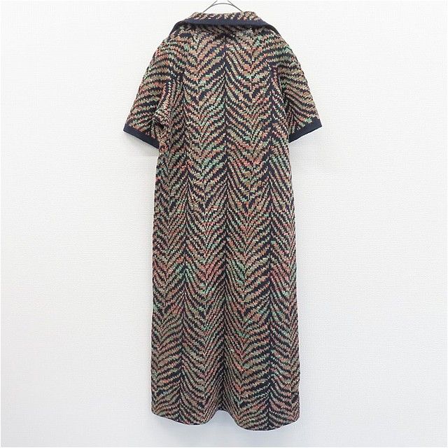 斉藤都世子 サイトウトヨコ ニット ワンピース ロングワンピース 総柄