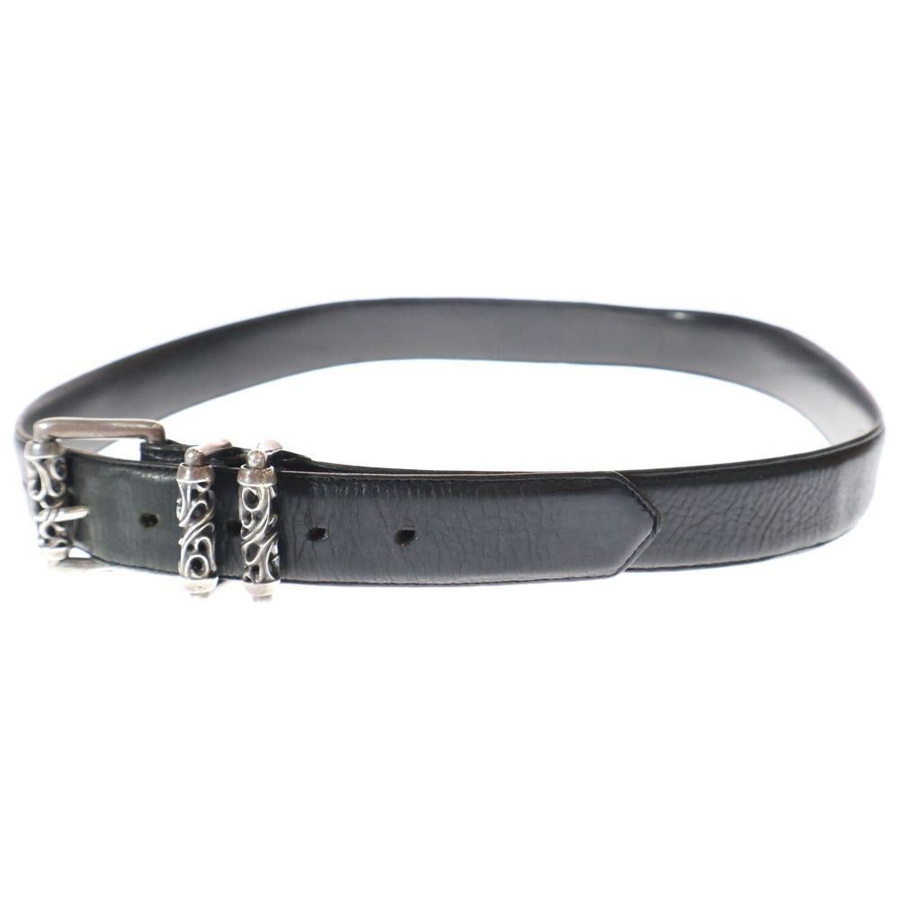 CHROME HEARTS クロムハーツ BLT ROLLER 3PC1.5inch 3PCローラーバックル レザーベルト シルバー BCA357