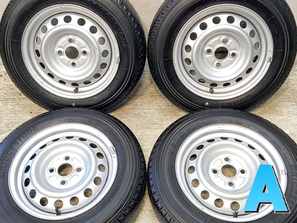 155/80R14 88/86LT ブリヂストン V600 トヨタ純正 AL 14x5.0 39