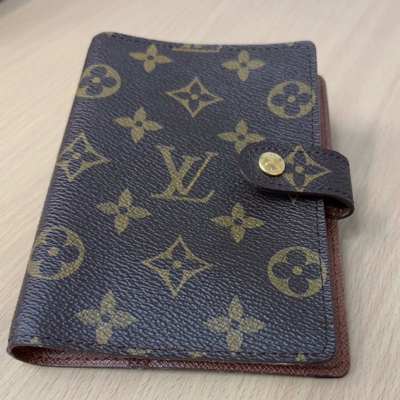 ▪️LOUIS VUITTON ルイヴィトン LV アジェンタ 手帳カバー モノグラム ブラウン CA1917