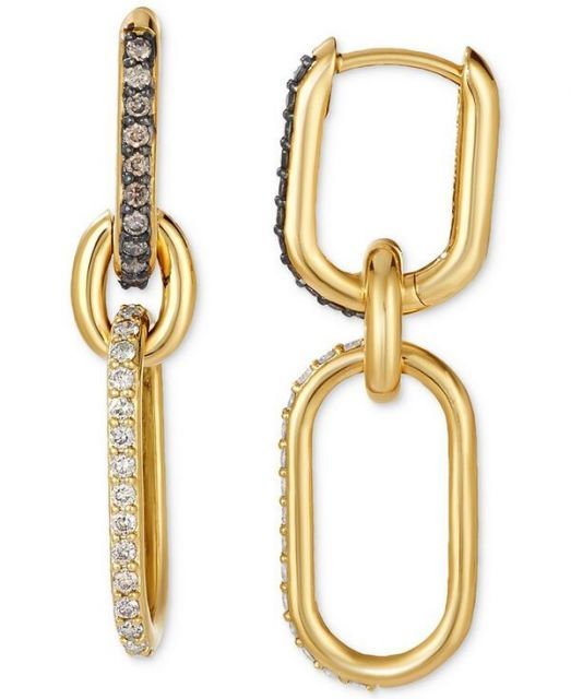 ル ヴァン レディース ピアス・イヤリング アクセサリー Pink Sapphire (1-1/4 ct. t.w.) Ombre Earrings in 14k Strawberry Gold 送料無料 ル ヴァン レディース ピアス・イヤリング アクセサリー