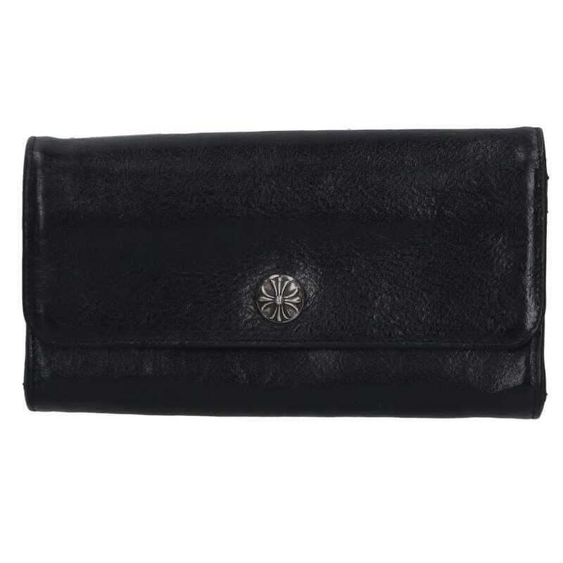 クロムハーツ JUDY|ジュディ クロスボタンレザーウォレット財布 メンズ