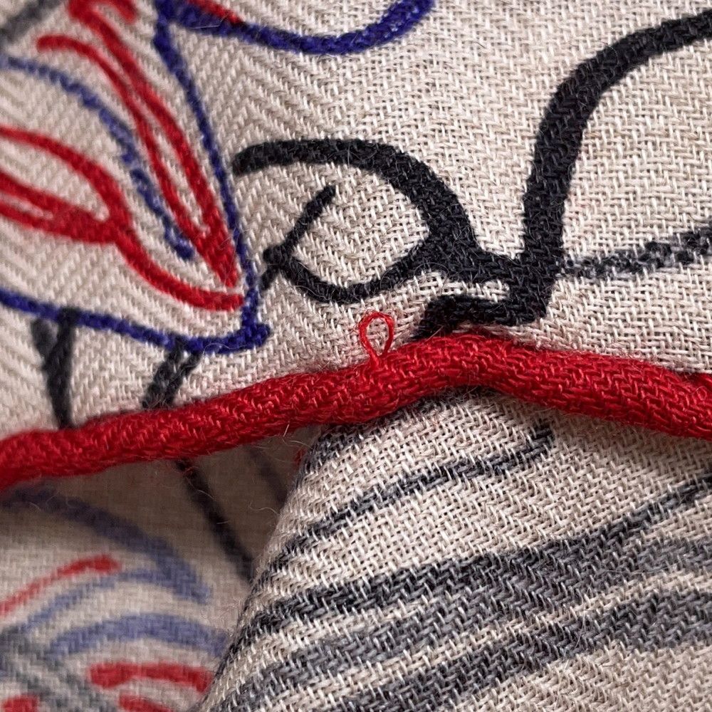 エルメス ストール トライアングル ジェアン フラミンゴ・パーティ  