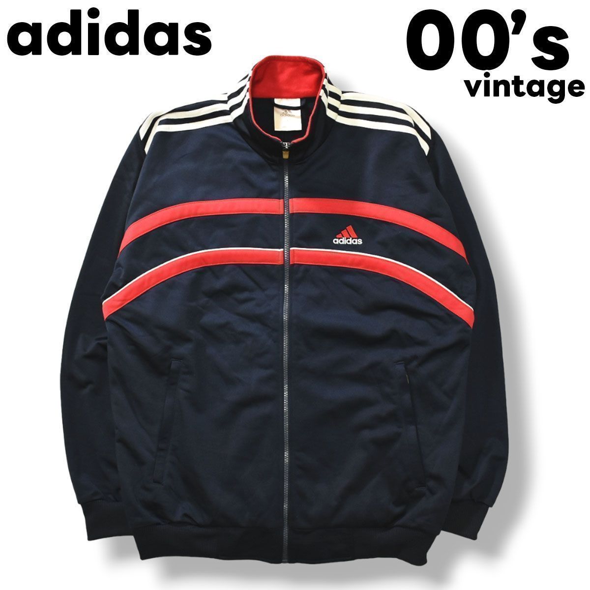 00sヴィンテージ アディダス adidas トラックジャケット ジャージ L 