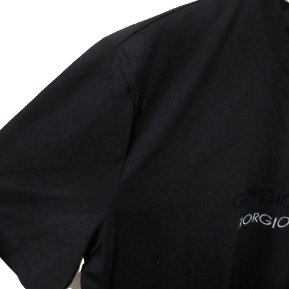 美品 GIORGIO ARMANI ジョルジオアルマーニ ロゴ刺繍 ストレッチ  