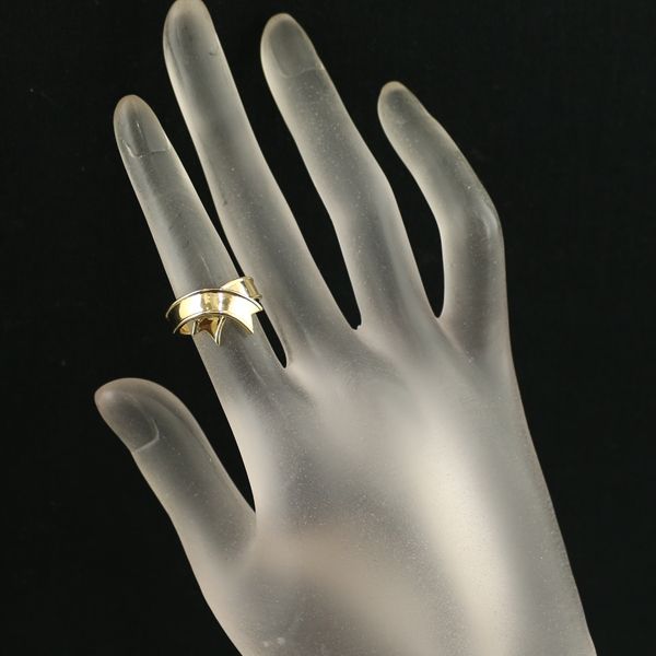 ティファニー リング リボン 9号 K18YG #168620 - メルカリ 