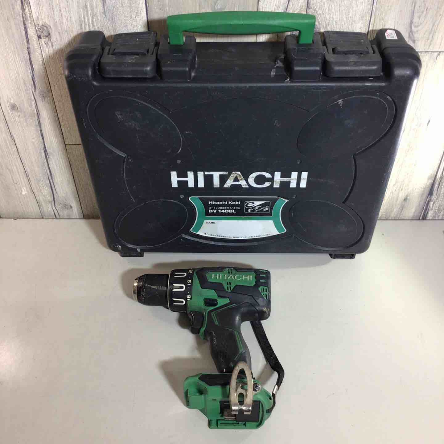 【HITACHI】コードレス振動ドライバドリル HITACHI】コードレス振動ドライバドリル