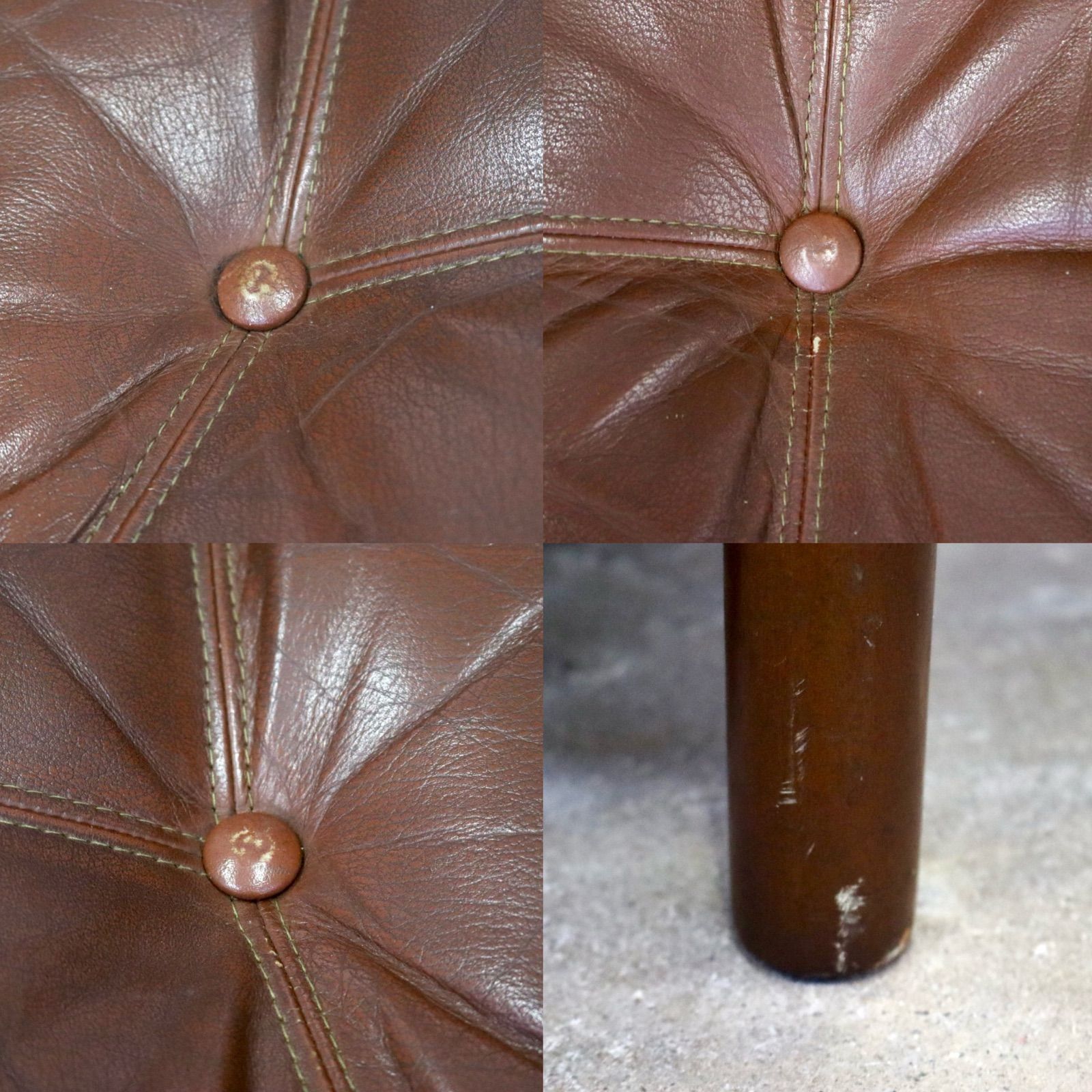 シングルソファ 本革