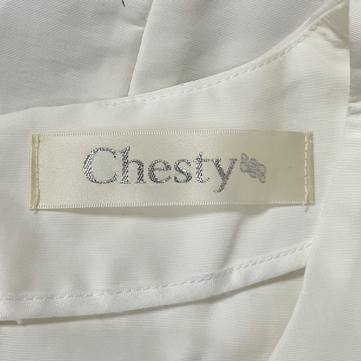 Chesty(チェスティ) 半袖カットソー サイズ0 XS レディース美品  - アイボリー クルーネック/フリル