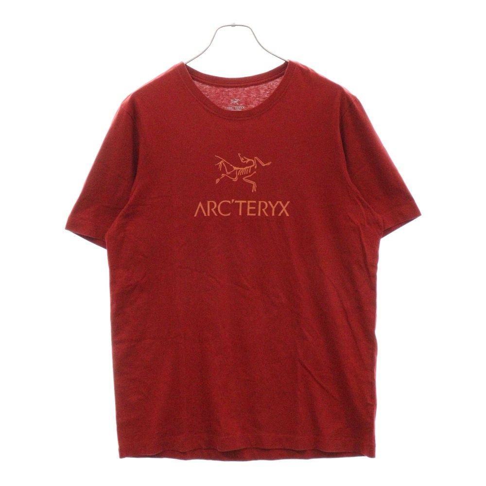 ARC'TERYX (アークテリクス) ARC'WORD SS T-SHIRT ロゴ プリント クルーネック 半袖Tシャツ カットソー レッド 22447