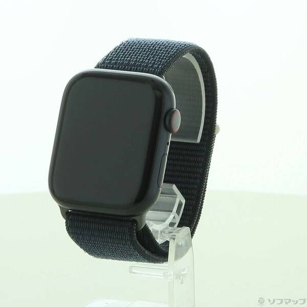 〔 品〕 Apple Watch Series 9 GPS Cellular 45mm ミッドナイトアルミニウムケース ミッドナイトスポーツループ 262