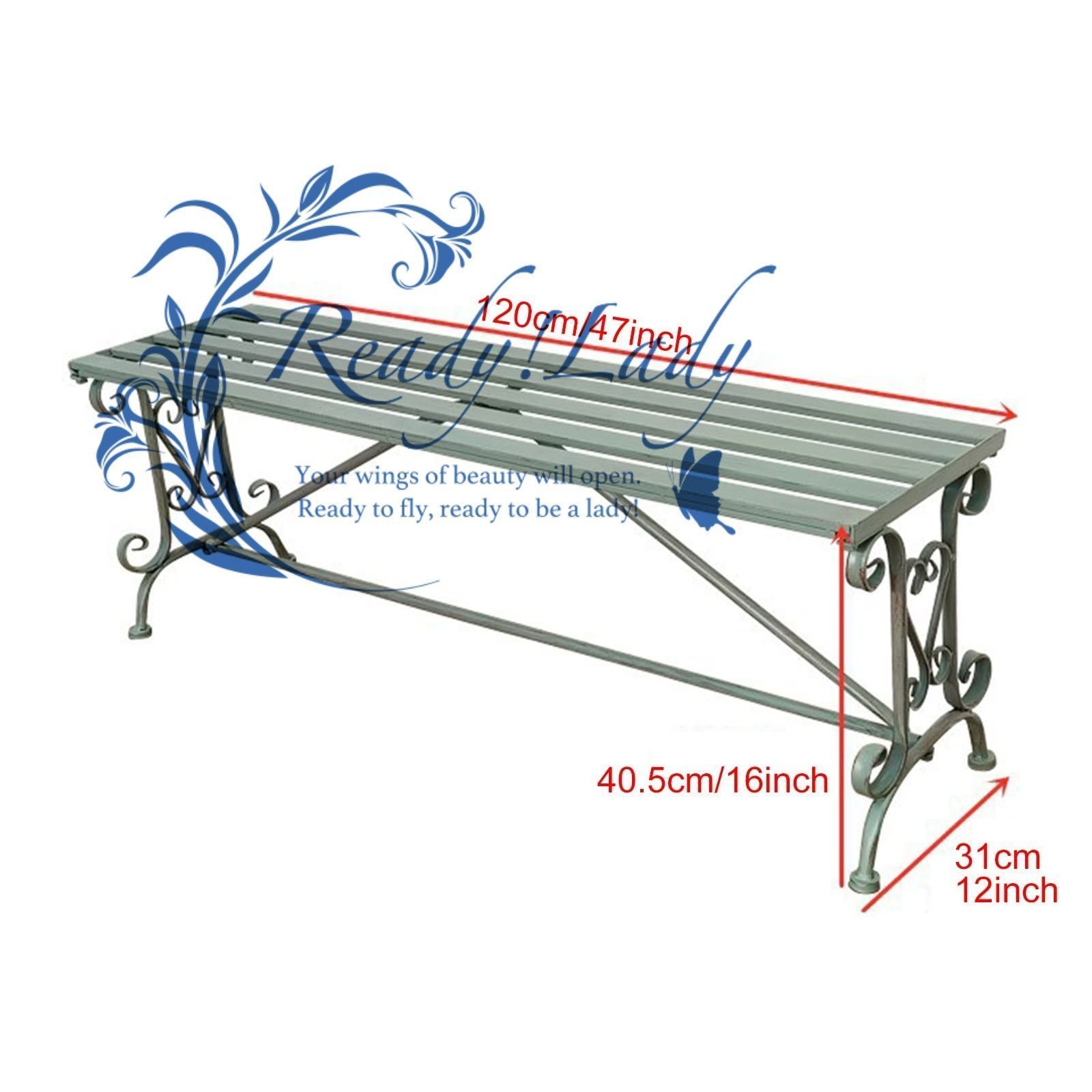 ガーデンベンチ ガーデンチェア 3シート パークベンチ 屋外 防水性と耐日光性 中庭や庭園に適した 120x31x40.5cm 最大耐荷重217kg