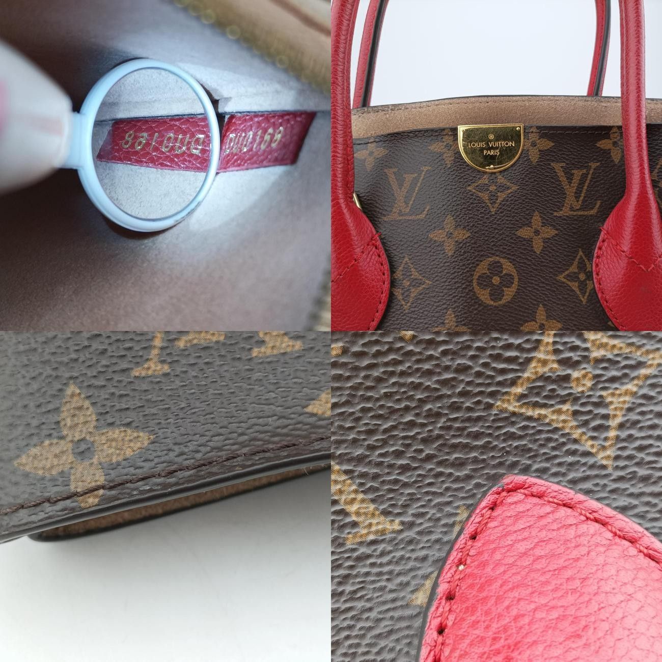 Vuittonフランドリンモノグラム|ブラウン系×スリーズモノグラムキャンバス×カーフレザーM41596DU0168