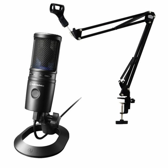 audio-technica オーディオテクニカ USB マイクロホン AT2020USB-X MPC1B マイクアーム