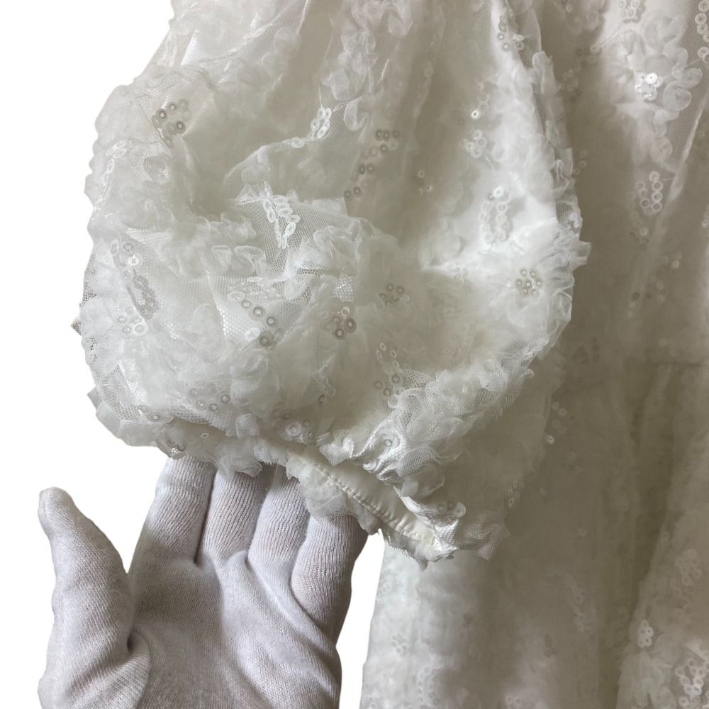 【ほぼ未使用 試着のみ】ツルバイマリコオイカワ チュールスパンコールブラウス MARIKO OIKAWA by Mariko Oikawa(ツルバイマリコオイカワ)の「Tsuru ハラコの通販 【ほぼ未使用 試着のみ】ツルバイマリコオイカワ チュールスパンコールブラウス MARIKO OIKAWA by Mariko Oikawa(ツルバイマリコオイカワ)の「Tsuru ハラコの通販