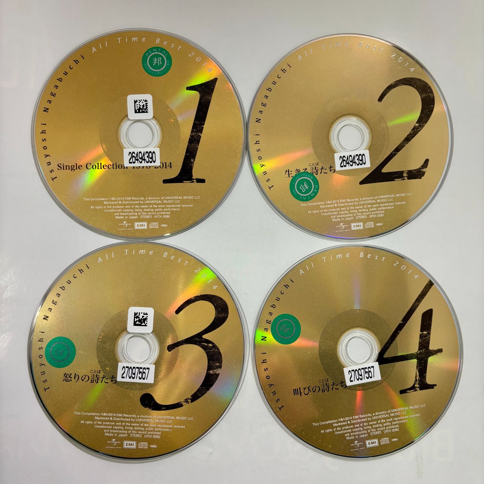 Tsuyoshi Nagabuchi All Time Best 2014 傷つき打ちのめされても