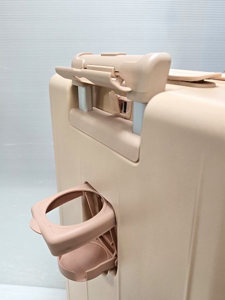 中古品】 多機能 キャリーケース フロントオープン 片開き Mサイズ 68L 