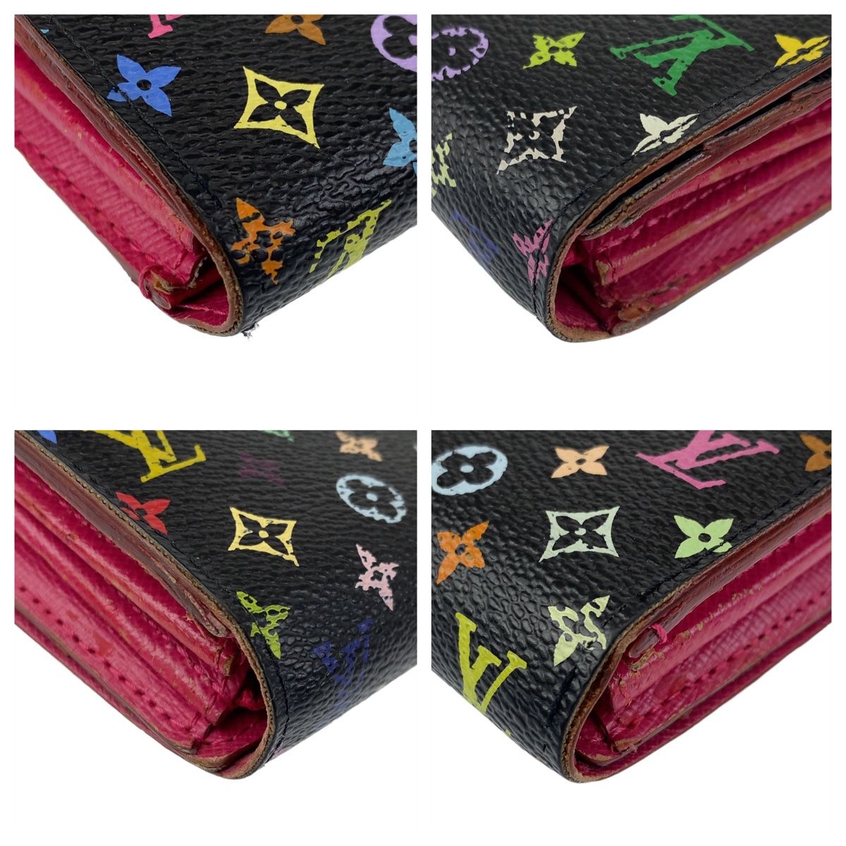 LOUIS VUITTON ルイヴィトン モノグラム マルチカラー ポルトフォイユ 