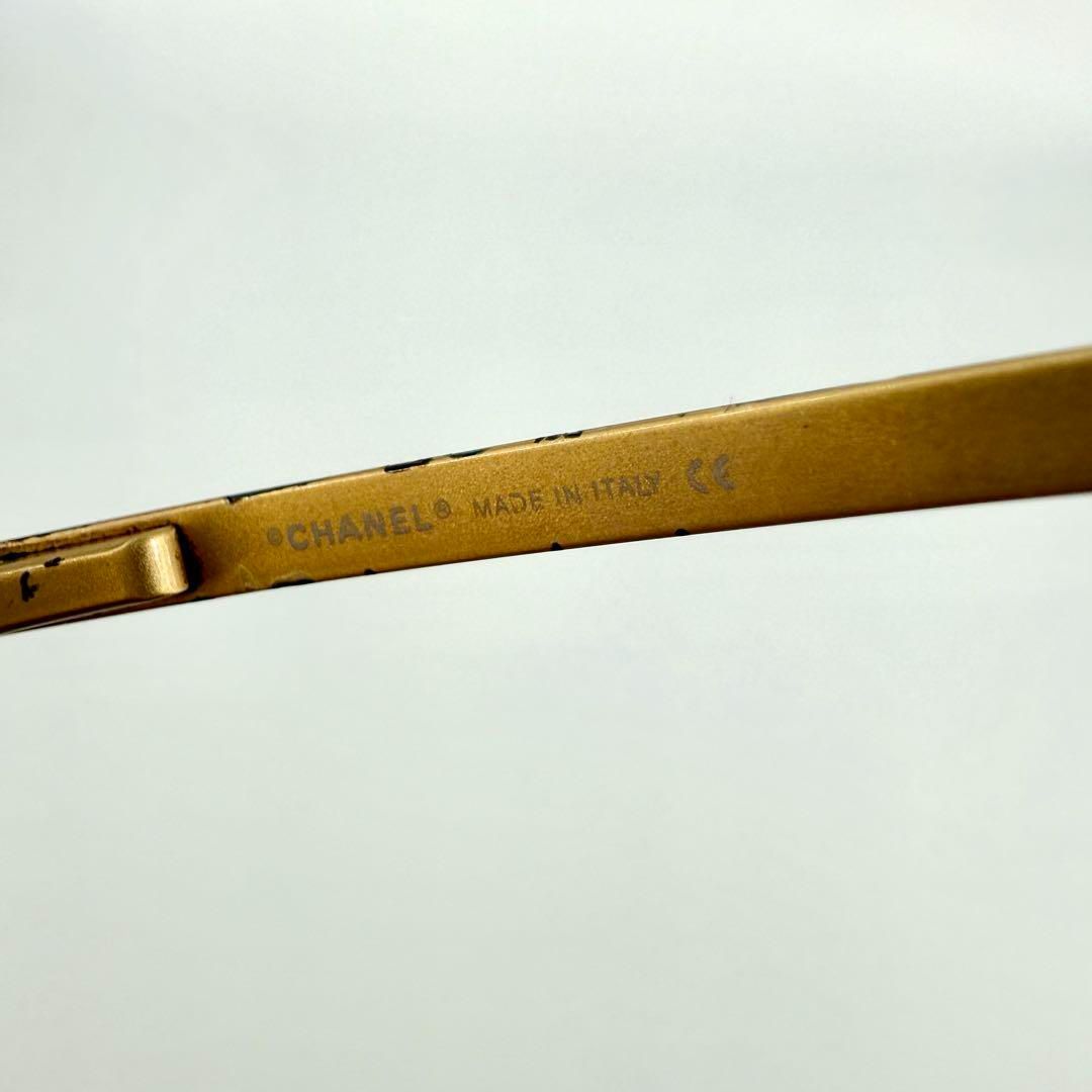 CHANEL サングラス 4092-B リムレス ココマーク ラインストーン