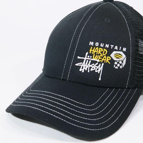 STUSSY x Mountain Hardwear キャップ　新品未使用 ☆人気☆Stussy x Mountain Hardwear Trucker Cap☆Black