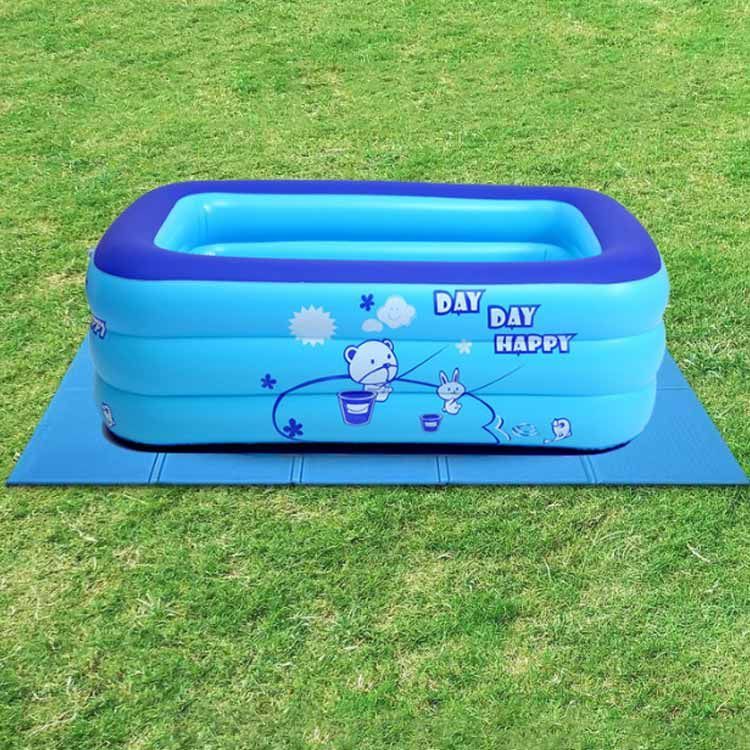 クッションマット ダブル 大きい 厚手 プール マット プール下に敷くマット 大型 折りたたみ プールシート プール下マット プール用マット tree アウトドア・釣り・旅行用品 プールマット 2枚セット 厚手 大型 折りたたみ 屋外用 プール