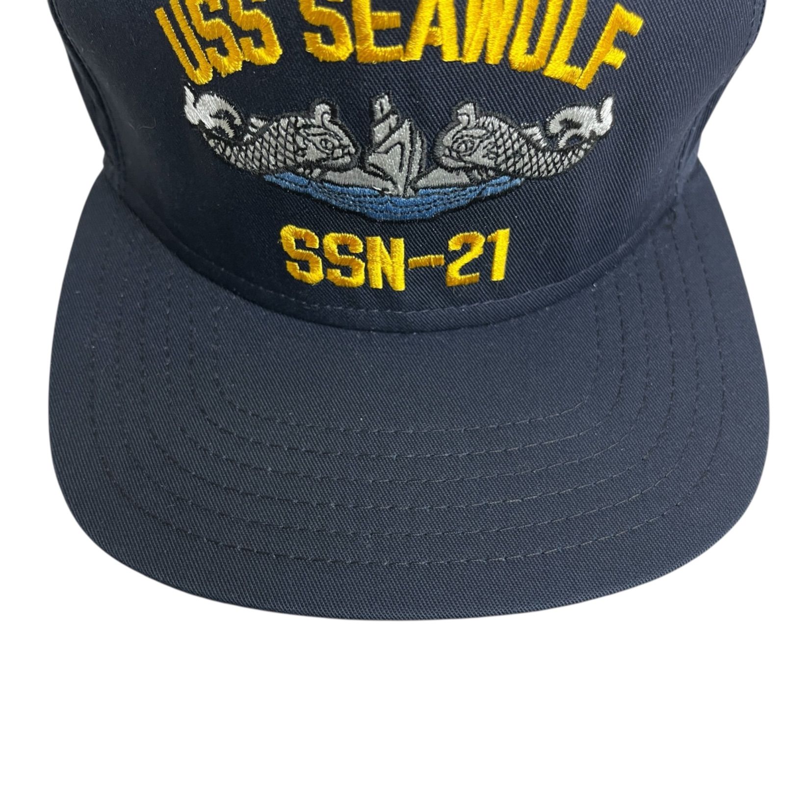 キャップ/帽子】アメリカ製 USS SEAWOLF (ユーエスエスシーウルフ) SSN