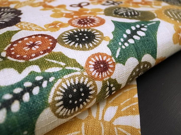 新品未使用品 栗山吉三郎 仕立て上がり本麻名古屋帯 ② 375cm 夏 名古屋帯 仕立て上がり 本大麻帯 和染紅型 栗山吉三郎 本麻 染帯