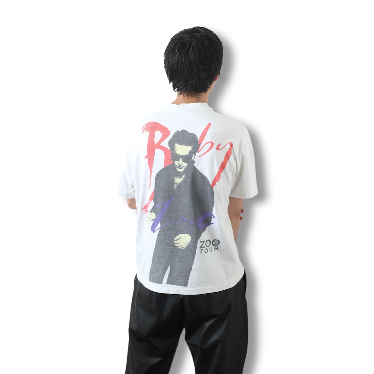 古着 90s ユーツー Tシャツ USA製 ホワイト XL 当時物 ヴィンテージ 