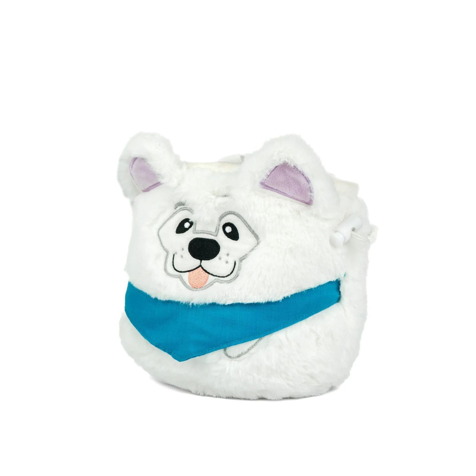 ★ワンワン 愛くるしいスピッツ 愛犬 サモエドスマイル YY Vertical Samoyed Dog Chalk Bag ワイワイバーチカル チョークバッグ アニマル クライミング ボルダリング Climbing Bouldering
