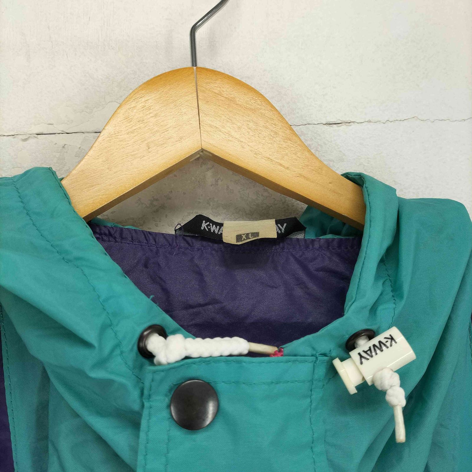 kway アノラックパーカー　 ナイロンジャケット M 定価31,900円 新品 ケーウェイ K-WAY ナイロンアノラックパーカー メンズ XL - メルカリ