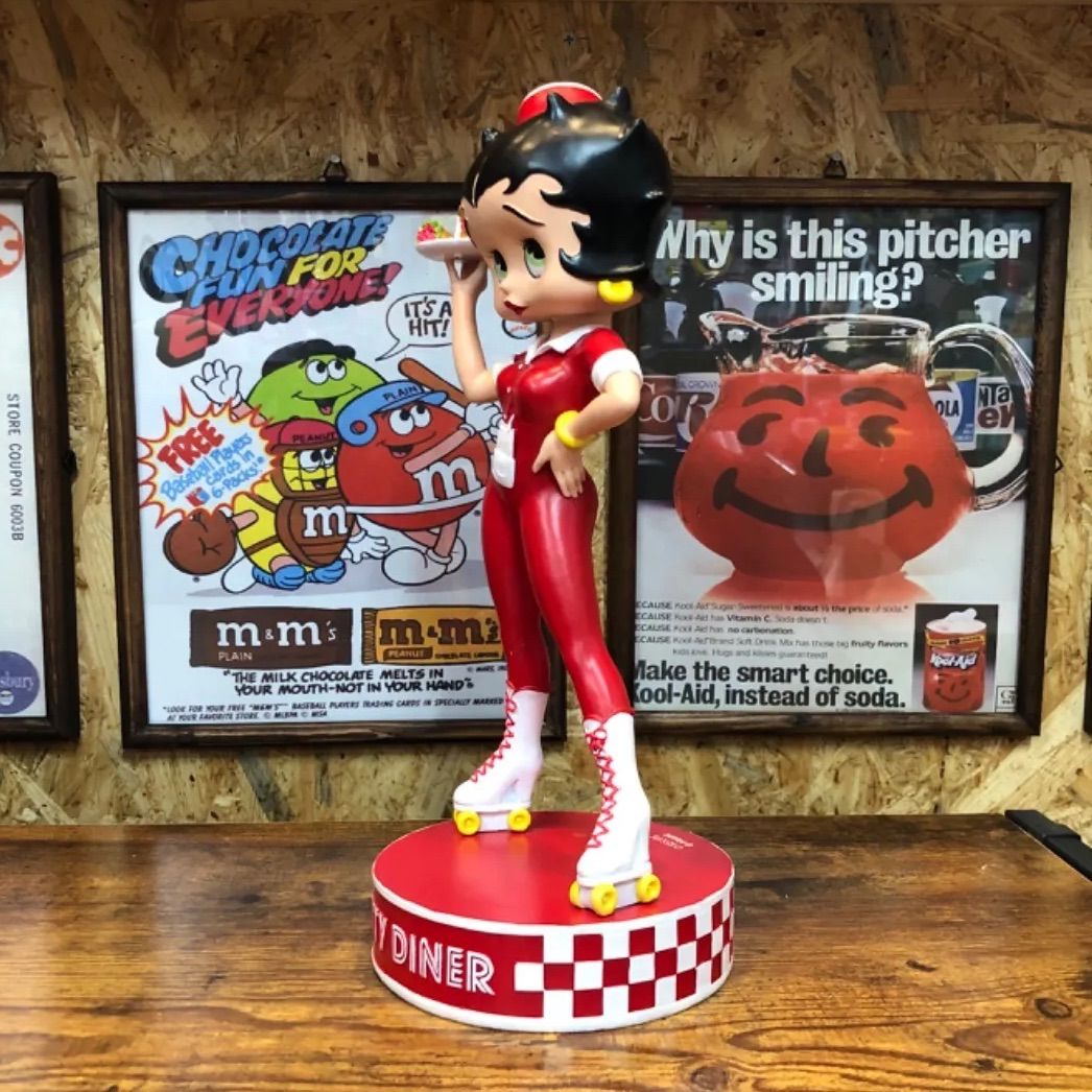 Betty Boop】 American Figure ダイナー フィギュア ベティちゃん ベティ ブープ アメリカン雑貨 メルカリ