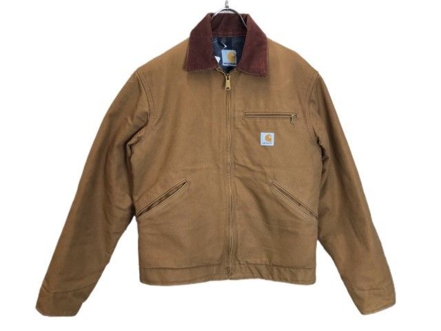 【希少】Carhartt ブラウン デトロイトジャケット 短丈 中古】Carhartt カーハート デトロイトジャケット ショート