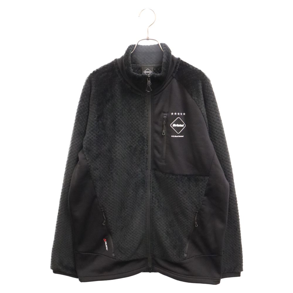 F.C.R.B. エフシーアールビー ポーラテック ハイブリッド スタンドカラージャケット ブラック FCRB-232053 F.C.R.B. (エフシーアールビー) ポーラテック ハイブリッド スタンド