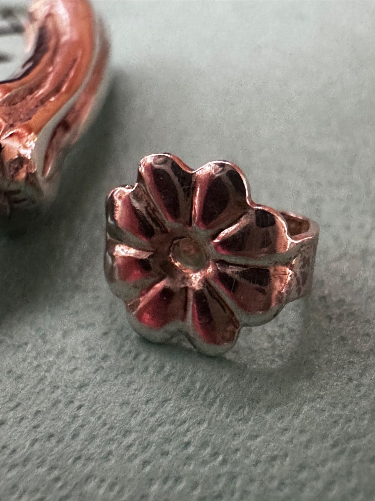 TIFFANY＆Co ティファニー バンブー フープ ピアス 片耳のみ約27㎜重量