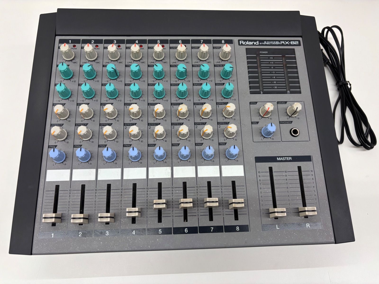 Roland 8 CHANNEL STEREO MIXER RX-82 ローランド ステレオミキサー 通電 のみ S-0-0