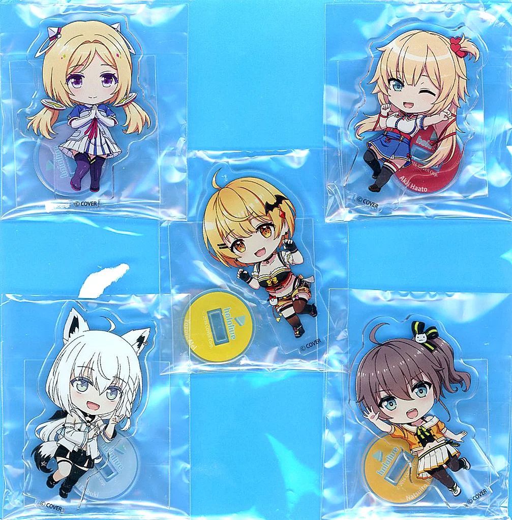 アクリルスタンド ねんどろいどぷらす ホロライブ b*e様 4種 5種セット 
