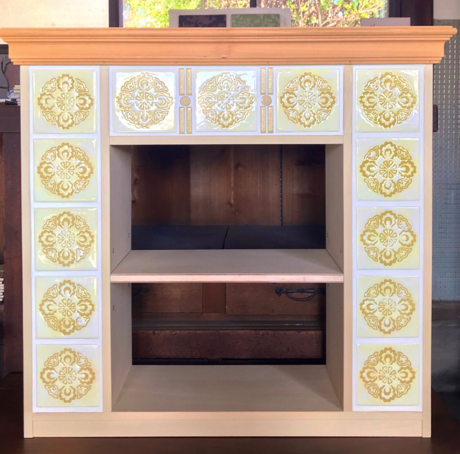 マントルピースレトロタイル付き - メルカリ 