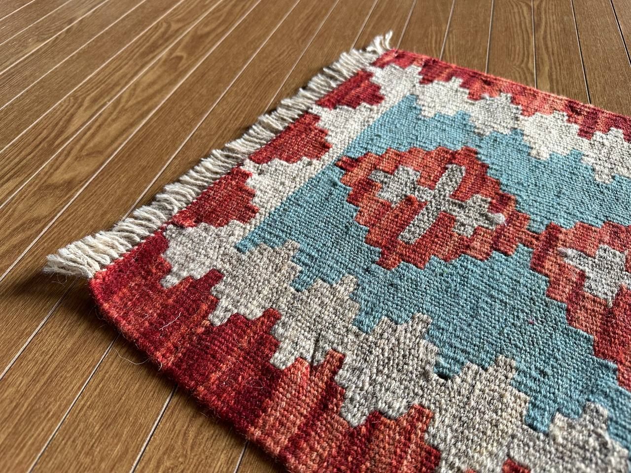 60 ×41】イラン直輸入☆シーラーズ産キリム・KILIM□2897-3-H 145×101