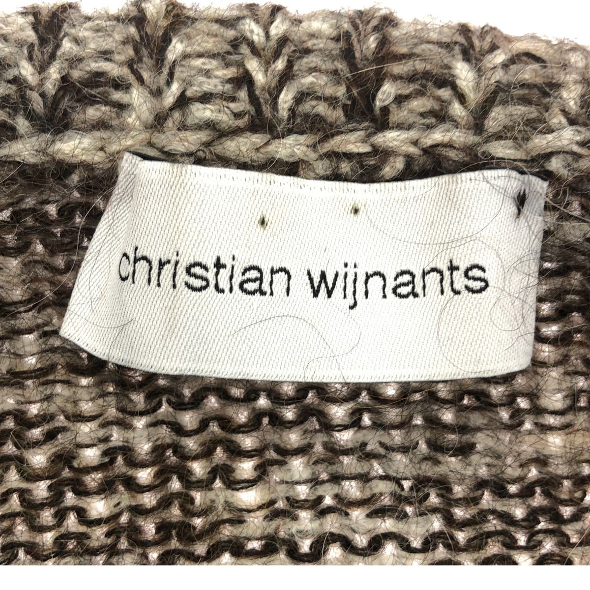 christian wijnants 新品　ニットベスト　クリスチャンワイナンツ christian wijnants 新品 ニットベスト クリスチャンワイナンツ