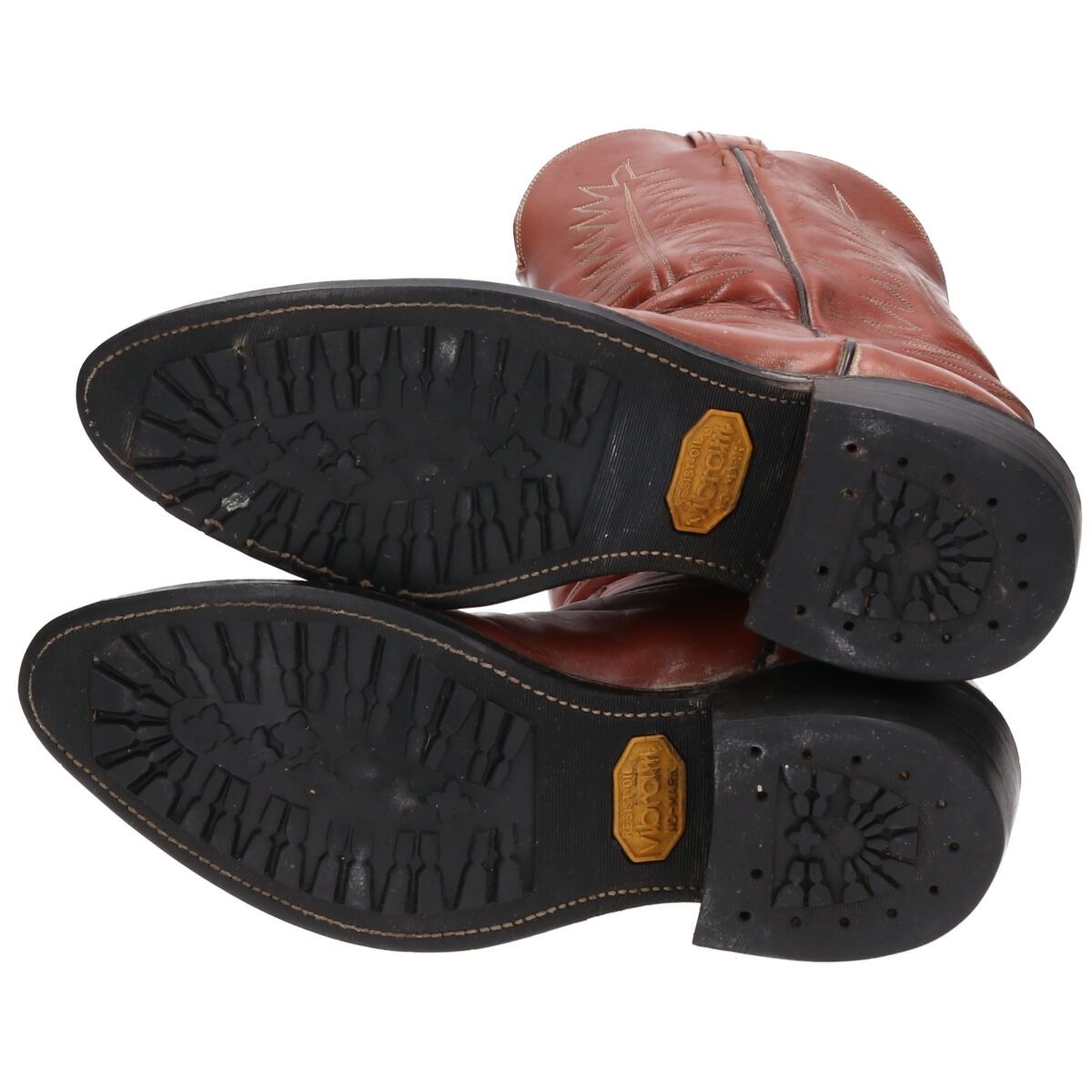 古着 80年代 トニーラマ Tony Lama 黒タグ ウエスタンブーツ USA製 US7