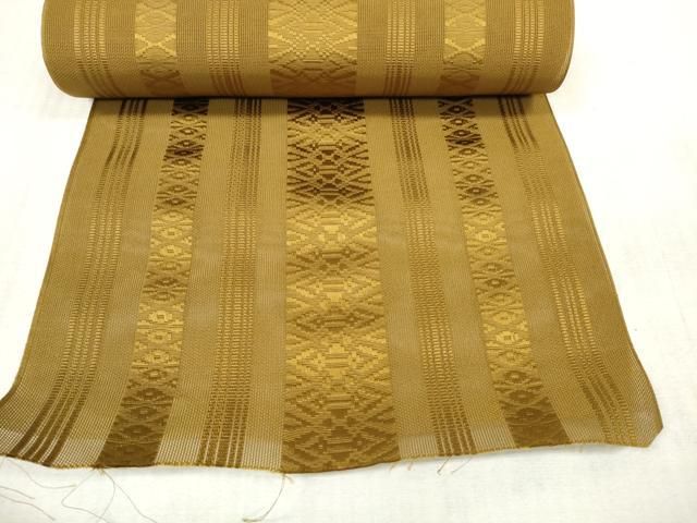 平和屋着物●本場筑前博多織　寺嶋織物謹製　男性　角帯　吉祥文　証紙付き　正絹　逸品　CAAX9389yk 平和屋着物○本場筑前博多織 寺嶋織物謹製 男性 角帯 吉祥文 証紙付き