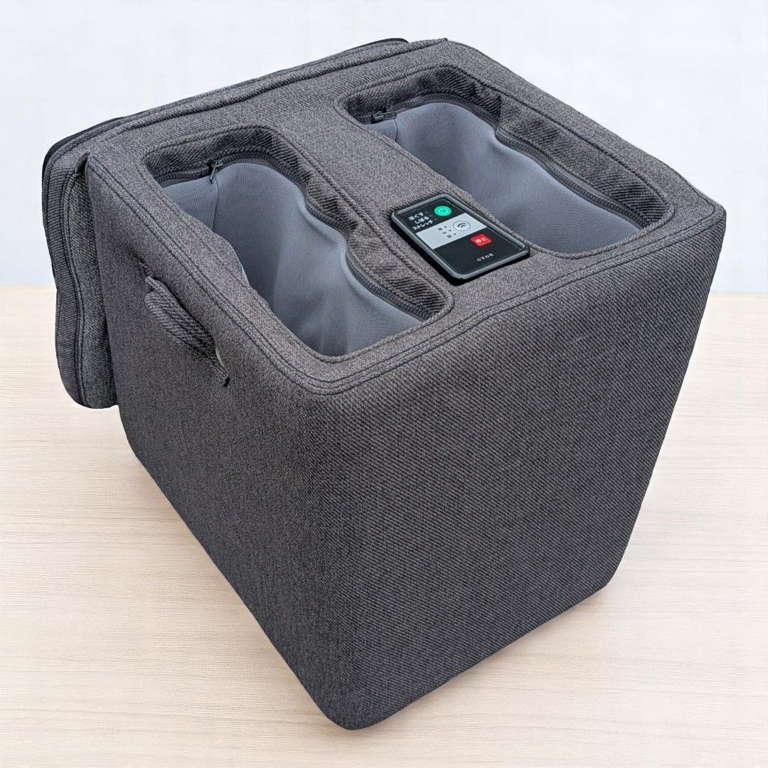 アテックス ATEX TOR マッサージスツール AX-HXT177 22カ所50層のエアバッグで疲れた脚を本格的にストレッチ＆マッサージ 使わない時はスツールとしても大活躍
