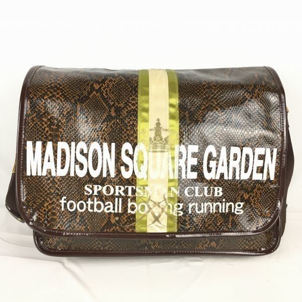 Accessoires De Mademoiselle アクセソワ ドゥ マドモワゼル　パイソン柄　ショルダーバッグ〈ブラウン/茶/BROWN〉メッセンジャー/bag〕菅NO.WB12-23 Accessoires De Mademoiselle アクセソワ ドゥ マドモワゼル パイソン